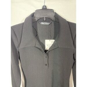 Zara Black Long Sleeve Dress